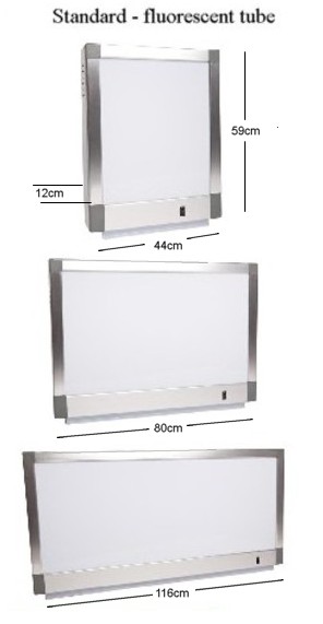 The Standard X-Ray viewing boxes use acuratley spaced flurecent tubes to give an even light.